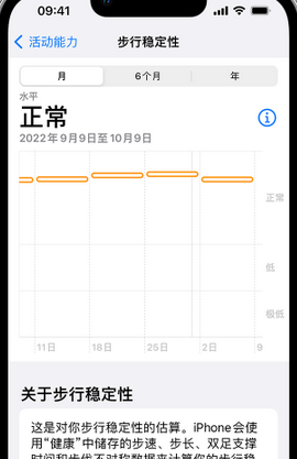 定边iPhone手机维修如何在iPhone开启'步行稳定性通知'