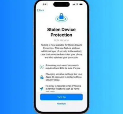 定边苹果授权维修店分享被盗设备保护功能开启方法 