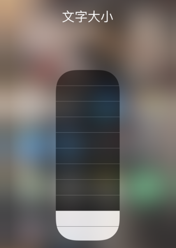定边苹果手机维修分享小技巧：在 iPhone 控制中心快速调节字体大小 
