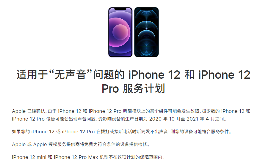 定边苹果手机维修分享iPhone 12/Pro 拨打或接听电话时无声音怎么办 