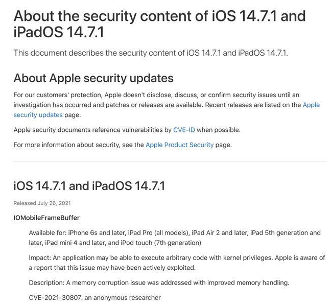 定边苹果手机维修分享iOS 14.7.1 正式版更新内容及升级方法 