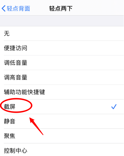 定边苹果手机维修分享iPhone12如何启用双击截屏 